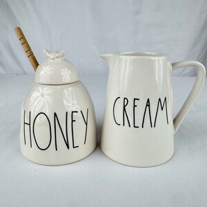 Rae Dunn Honey & Cream Canisters